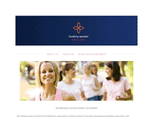Tablet Screenshot of healthywomen.com.au